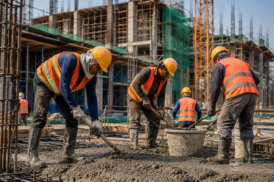 Manpower supply: site activity